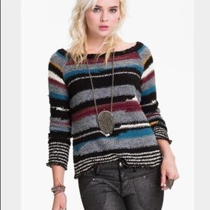 Free People  Montmartre Striped Sweater Size S/P